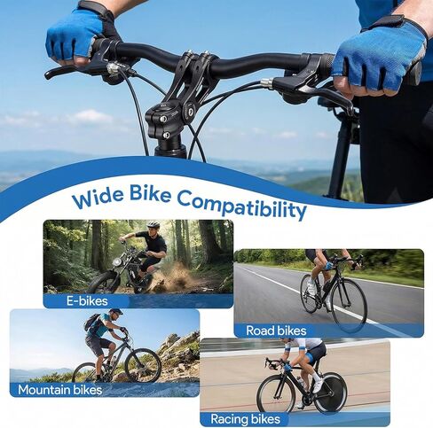 رافعة جذع الدراجة وجذع الدراجة القابل للتعديل، موسع مقود جذع الدراجة العالمي 31.8 مم، متوافق مع جذع شوكة الدراجة 28.6 مم، ± 80 درجة زاوية تعديل المقود لدراجة الطريق الجبلية BMX MTB in Kuwait