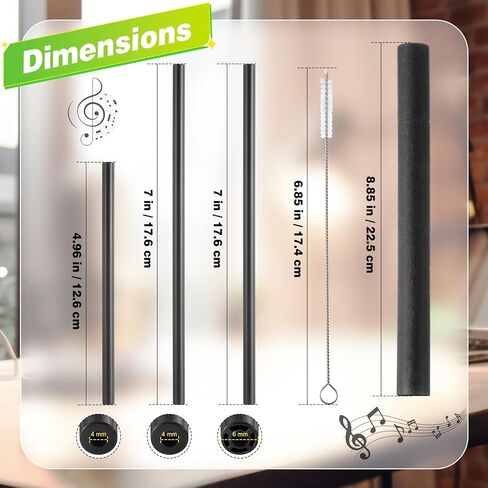 Straw Tool for Vocal Training and Healing Aid, Stainless Steel Vocal Trainer for Voice Exercises, Portable & Durable Voice Trainer for Singers, Speakers, Coaches in Kuwait