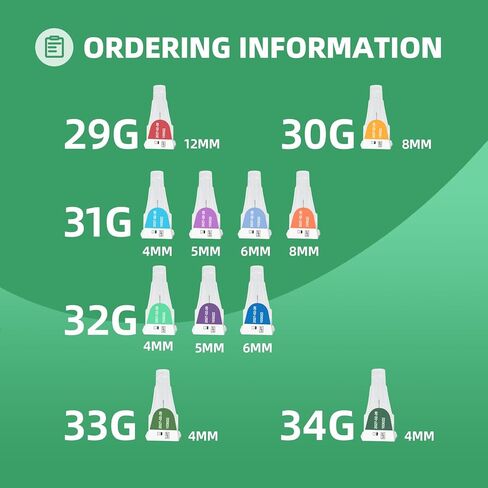 Pen Tips 32G x 4mm, Box of 100,Universal Compatibility with most Pen Devices in Kuwait