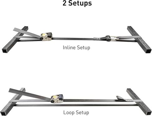 Nite Ize CamJam HookLock Ratchet Strap System - Adjustable, Heavy-Duty Tie Down Straps - Cargo Attachment with Spring-Actuated Hooks - Includes Ratchets, Hooks, Webbing & Storage - Small (2 Pack) in Kuwait