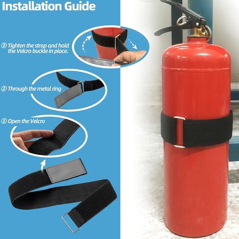 6 Pcs Reusable Ladder Straps, Ladder Rack Tie Down Straps with Nylon Hook & Loop, Adjustable Ladder Strap for Trucks, Van, SUV, RV, Home, Garage, Passenger Car or Boat (33'' x 2'') in Kuwait