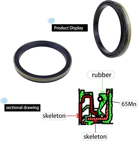 1pcs Oil Seal 165x190x15.5/17mm in Saudi Arabia