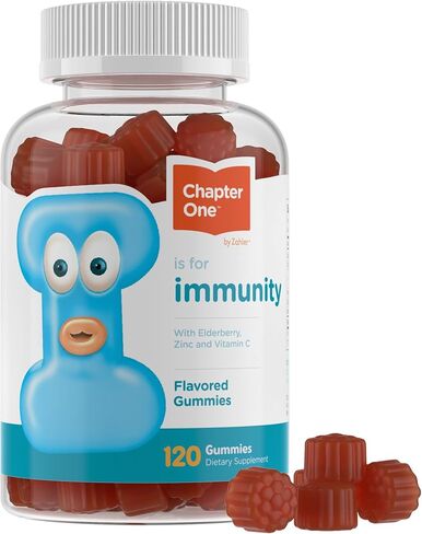 Zahler - Chapter One Support Livune Support Gummies for Kids with Vitamins C و Zinc & Black Elderberry (60 flavored ably) Kosher Immunity Vitamin C & Elderberry for Kids and Come. in Kuwait