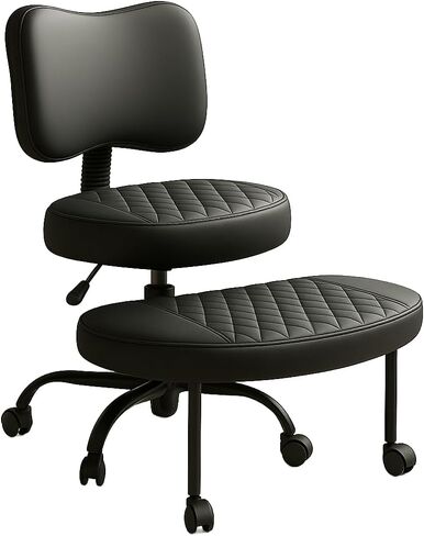 كرسي مكتب التأمل المقاطع كرسي مكتب ADHD للبالغين الذين لديهم عجلات مريحة لدعم الظهر والراحة في الساق لمركز متعدد المركز يتقاطع يركع في الركوع وارتفاع اليوغا قابل للتعديل in Kuwait