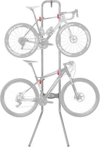 CXWXC 2 Bike Storage Rack (Max. 120LBS) - Gravity Wall Bike Rack - Fully Adjustable Bike Rack Garage,Home or Apartments - Vertical Bike Stand for Road, Mountain, and Hybrid Bicycles in Saudi Arabia