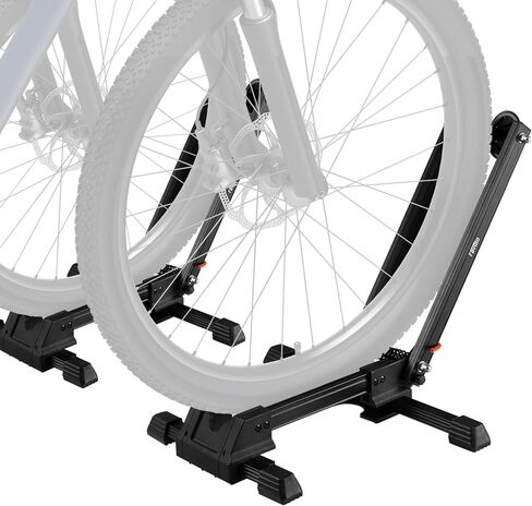 Favoto Folding Bike Stand Floor - Mountain & Road Bicycles Indoor Outdoor Garage Storage - Bicycle Parking Rack Foldable Fit 20"-29" Bikes (1 Bike Rack) in Kuwait