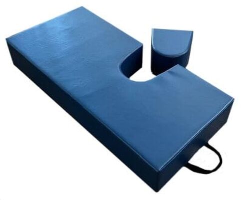 Veterinary Echocardiography Mattress - 39" x 18" x 6", Cutout for Ultrasound, USA Made in Kuwait