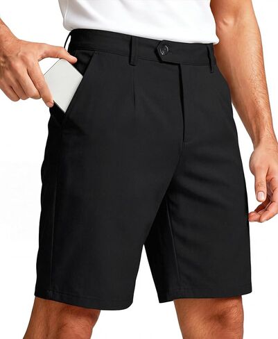 GINGTTO Mens Chino Shorts 9" Inseam Dress Shorts for Men Stretch in Saudi Arabia