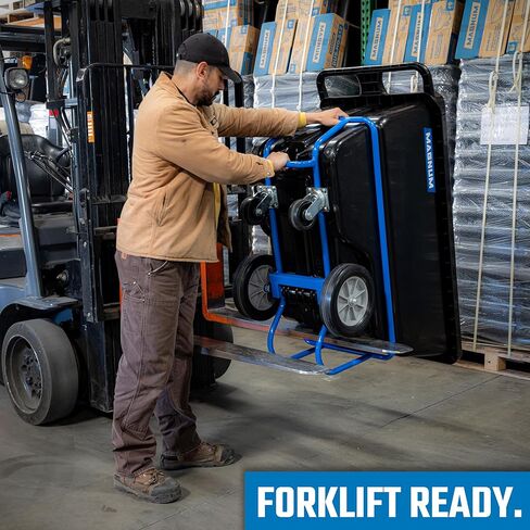 شاحنة إمالة، 1/2 قدم مكعب. ياردة. عربة تفريغ ذات سعة بعجلات مقاس 12 بوصة وعجلات مقاس 5 بوصات وإطار قابل للرافعة الشوكية لمواقع العمل، بوزن 850 رطلًا، وعربة قمامة بعجلات DUC12T-F-NM-03PK (3 عبوات) in Kuwait