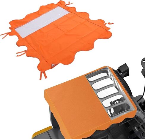 ciciglow Forklift Top Cover, 45x33in Universal Fork Truck Sunshade Top Water Proof Oxford Cloth Transparent PVC Forklifts Roof Cover in Saudi Arabia