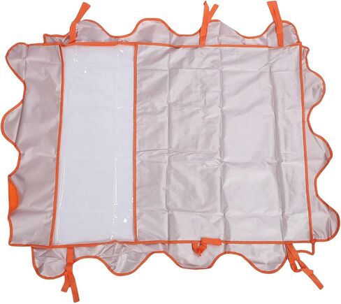 ciciglow Forklift Top Cover, 45x33in Universal Fork Truck Sunshade Top Water Proof Oxford Cloth Transparent PVC Forklifts Roof Cover in Saudi Arabia