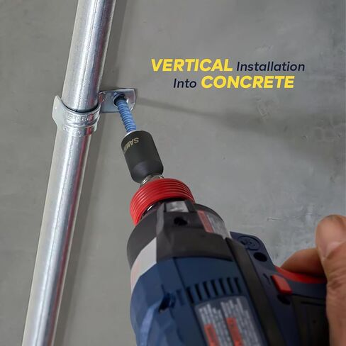 Everflow Sammys 8059957-50 CST 20 3/8 Inch Screw Vertically Threaded Rod Anchor Designed for Concrete Structure, Steel, Zinc Finish, Corrosion Resistance, 5/16 x 1-3/4 Inch Screw Length (pack of 50) in Saudi Arabia