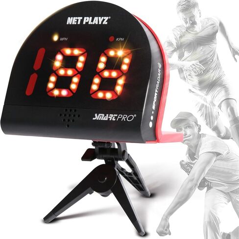 NET Playz Multi-Sports Personal Speed Radar Detector Gun, Measurement Baseball Pitching, Bat Swinging and Soccer Shooting Speed in Saudi Arabia