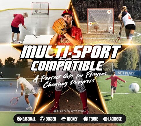 NET Playz Multi-Sports Personal Speed Radar Detector Gun, Measurement Baseball Pitching, Bat Swinging and Soccer Shooting Speed in Saudi Arabia