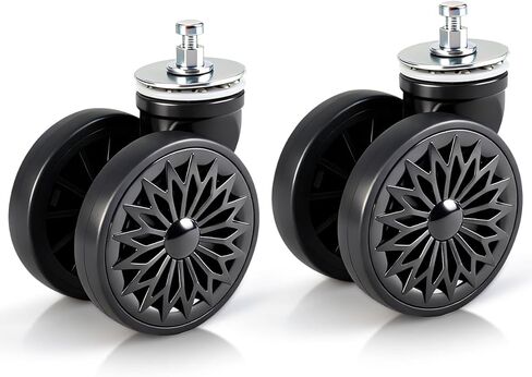 Lekesky Luggage Replacement Wheels 2 PCS - Suitcase Wheels Replacement Spare Part Universal, Wear-Resistant Luggage Wheels Most Suitcase Rolling Briefcase Wheel Repair in Kuwait