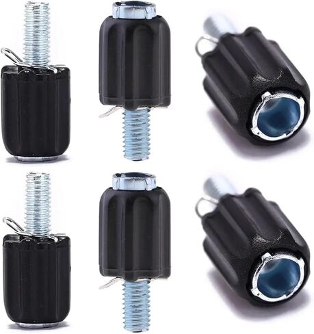 6 Pack Rear Derailleur Barrel Adjuster Replacement Shift Cable Downtube Index M5 Adjusting End Screw for Bike Rear Derailleur Down Tube Housing Stop Gear Shifter in Saudi Arabia