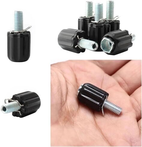 6 Pack Rear Derailleur Barrel Adjuster Replacement Shift Cable Downtube Index M5 Adjusting End Screw for Bike Rear Derailleur Down Tube Housing Stop Gear Shifter in Saudi Arabia