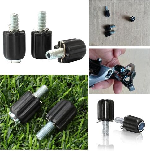 6 Pack Rear Derailleur Barrel Adjuster Replacement Shift Cable Downtube Index M5 Adjusting End Screw for Bike Rear Derailleur Down Tube Housing Stop Gear Shifter in Saudi Arabia