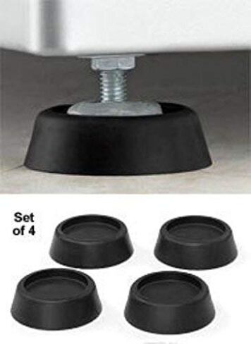 Washer and Dryer Anti Vibration Walking Running Moving Pads Set Kit - Keeps Your Machine Quiet and Stable (1 Pack (4PCS)) in Kuwait