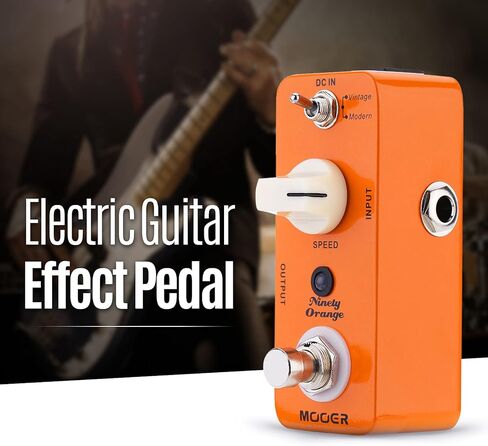 تسعين أورانج مايكرو ميني التناظرية فيزر تأثير الغيتار الكهربائي دواسة الالتفافية الحقيقية in Kuwait