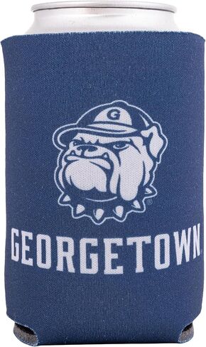 Desert Cactus Georgetown University Can Insulator Hoyas GU Beverage Cooler 1 Pack Foam 12oz Can Holder Single Sided (Design A) in Saudi Arabia