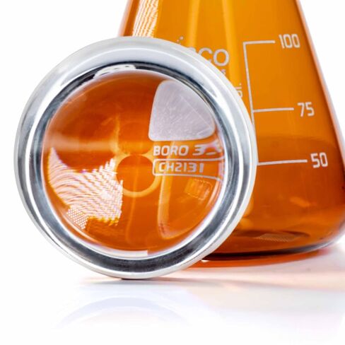 Eisco – Glass Plano-Convex Optical Lens, 50mm Diameter x 50mm Focal Length Lens for Light Refraction and Physics Experiments in Kuwait