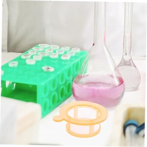 LIFKOME 2pcs Disposable Cell Strainer Tool Small Mesh Sieve Filters Yellow Green for Laboratory Cell Screening Lightweight Polypropylene Nylon Safe Mesh Sifter in Saudi Arabia