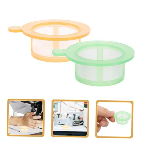 LIFKOME 2pcs Disposable Cell Strainer Tool Small Mesh Sieve Filters Yellow Green for Laboratory Cell Screening Lightweight Polypropylene Nylon Safe Mesh Sifter in Saudi Arabia