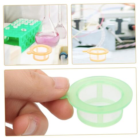LIFKOME 2pcs Disposable Cell Strainer Tool Small Mesh Sieve Filters Yellow Green for Laboratory Cell Screening Lightweight Polypropylene Nylon Safe Mesh Sifter in Saudi Arabia