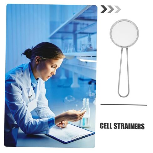 Low-Ring Handle Cell Strainer Laboratory Experiment Tool Stainless Steel Sieve for Uniform Single-Cell Suspension Preparation and Tissue Processing in Saudi Arabia