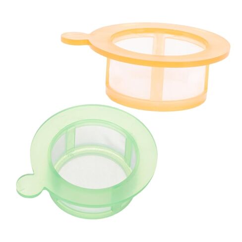 2pcs Disposable Cell Strainer Green Yellow Mesh Filters for Laboratory Science Experiments Sturdy Polypropylene Nylon Mesh Strainers with Round Handle for Efficient Filtration and in Saudi Arabia