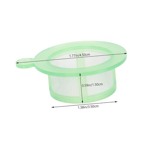 2pcs Disposable Cell Strainer Green Yellow Mesh Filters for Laboratory Science Experiments Sturdy Polypropylene Nylon Mesh Strainers with Round Handle for Efficient Filtration and in Saudi Arabia