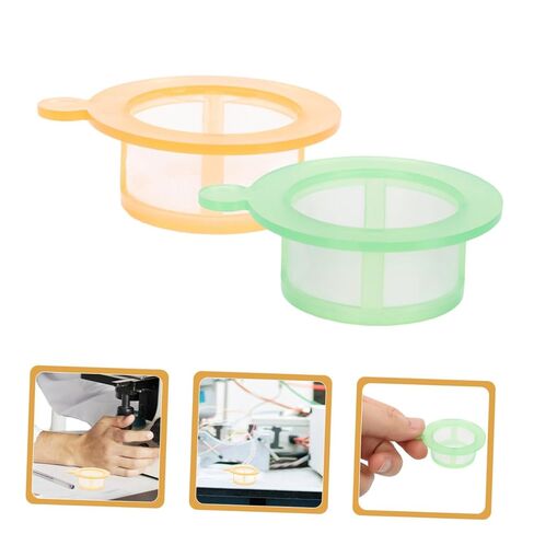 2pcs Disposable Cell Strainer Green Yellow Mesh Filters for Laboratory Science Experiments Sturdy Polypropylene Nylon Mesh Strainers with Round Handle for Efficient Filtration and in Saudi Arabia