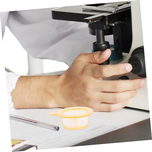 2pcs Disposable Cell Strainer with Assorted Mesh Filters for Laboratory Experiments Lightweight Polypropylene Nylon Mesh Sieve with Round Handle for Quick Cell Filtration and Use in Kuwait