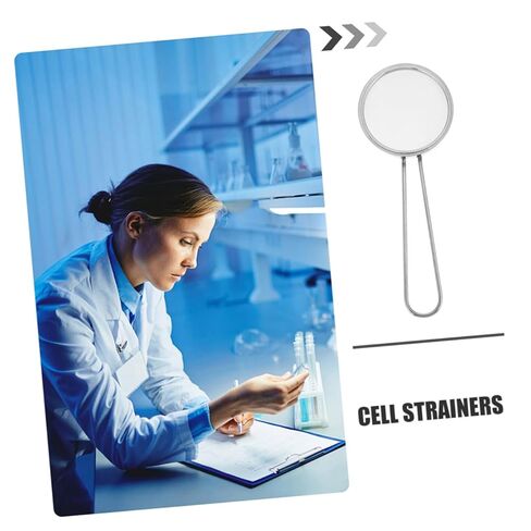 Stainless Steel Cell Strainer with Handle Mesh Fine Mesh Strainer for Laboratory Cell Filtering and Tissue Separation Experiment Tool for Research in Saudi Arabia