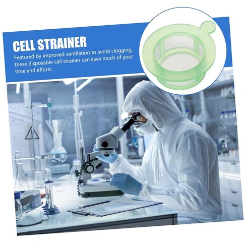 2pcs Disposable Cell Strainers Cell Filters with Mesh Frame for Laboratory Experiments Teaching and Scientific Research in Kuwait