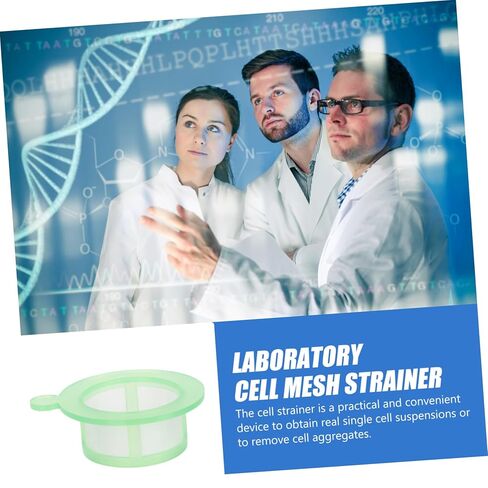 2pcs Disposable Cell Strainers Cell Filters with Mesh Frame for Laboratory Experiments Teaching and Scientific Research in Kuwait