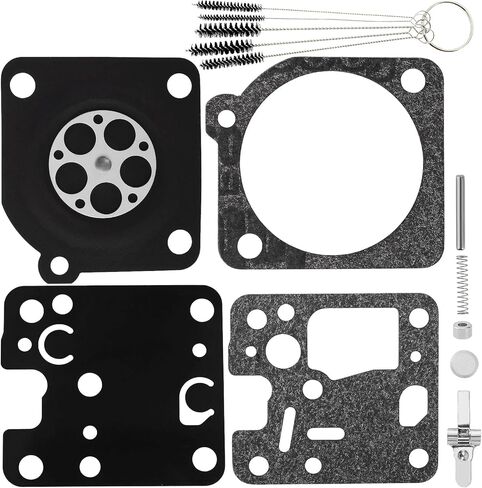 Carburetor Rebuild Kit for Zama RB-107 RB-K70 RB-K71 RB-K72 Echo ES230 ES231 GT200 GT201 HC160 HC180 HC200 PB230 PB231 SRM200 SRM201 SRM230 SRM231 String Trimmer Carb Rebuild Set in Saudi Arabia