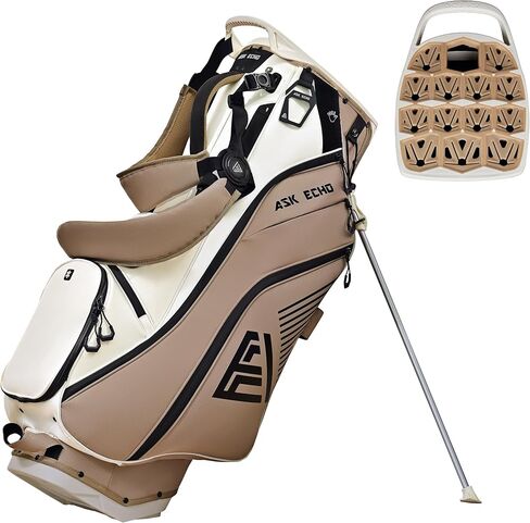 ASK ECHO 2025 ST- Lock Hybrid Mecha 14 Way Dividers Quiet Stand Bag with Grip Lock for Men & Women in Kuwait