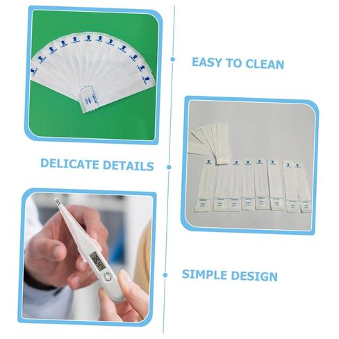 OUNONA 100pcs Pet Thermometer Sheath Digital Thermometer Probe Paper Covers Easy to Use and Accurate for Pet Health in Saudi Arabia