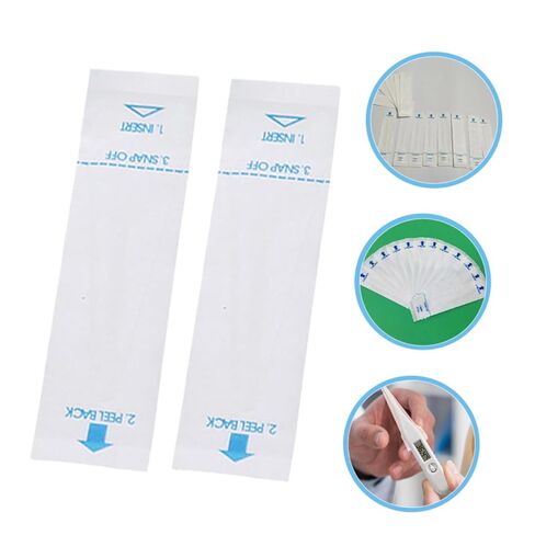 OUNONA 100pcs Pet Thermometer Sheath Digital Thermometer Probe Paper Covers Easy to Use and Accurate for Pet Health in Saudi Arabia