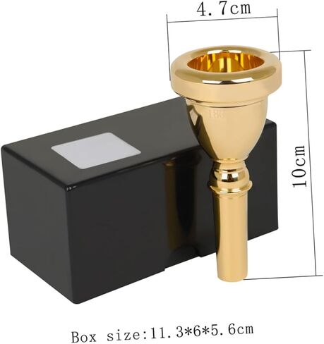 14mm Brass Tuba Mouthpiece Replacement Musical Accessory for Tuba Instruments Compatible Supplies and Tools in Saudi Arabia
