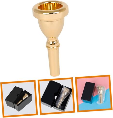 14mm Brass Tuba Mouthpiece Replacement Musical Accessory for Tuba Instruments Compatible Supplies and Tools in Saudi Arabia
