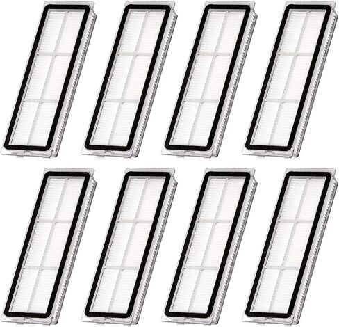 Neutop Replacement Filters Compatible with Dreametech L10s Ultra, L10s Plus, L10s Pro, D10 Plus Gen 2, D10 Plus, D20 Plus, D20 Pro Plus, Z10 Pro, S10, B101CN, 1C, W10, Robot Vacuums, 8-pack. in Kuwait