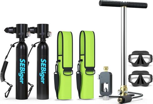 دبابة الغوص مع شهادة DOT قابلة لإعادة الاستخدام scuba 0.5L Pony Bottle دعم 5-10 دقائق اسطوانة الغوص مناسبة للعمل تحت الماء/الترفيه تحت الماء in Kuwait