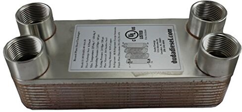Duda Energy HX0530: F025 B3-5A 30 Plate Heat Exchanger, 1/4" Female NPT in Saudi Arabia