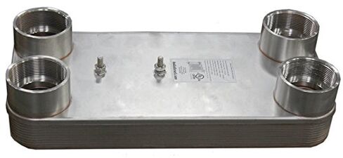 Duda Energy HX105020: F300 B3-105A 20 Plate Heat Exchanger, 3" Female NPT in Saudi Arabia