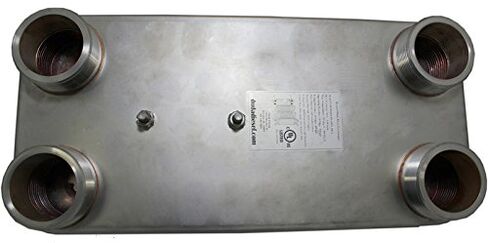 Duda Energy HX105020: F300 B3-105A 20 Plate Heat Exchanger, 3" Female NPT in Saudi Arabia