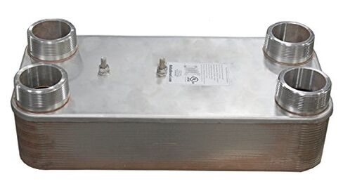 Duda Energy HX105040: F300 B3-105A 40 Plate Heat Exchanger, 3" Female NPT in Saudi Arabia