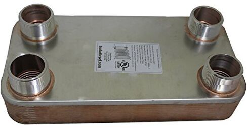 Duda Energy HX63020: F200 B3-63A 20 Plate Heat Exchanger 2" Female NPT, Degrees_Celsius, to Volts, Amps, ( in Saudi Arabia